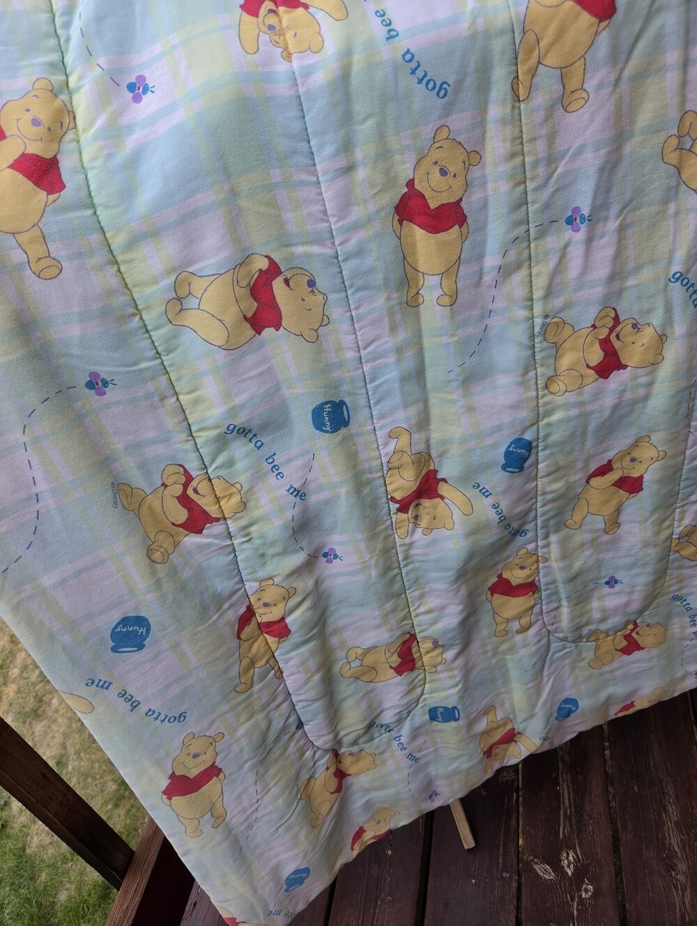 Vintage Y2K Pooh Bear Twin Comforter - Picture 5 of 5
